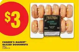 No Frills Farmer's market glazed doughnuts offer