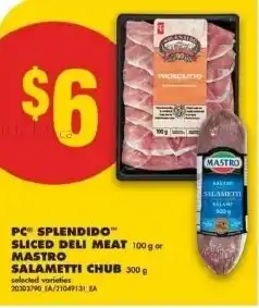 No Frills PC splendido sliced deli meat offer