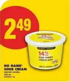 No Frills No name sour cream offer