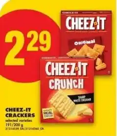 No Frills Cheez-it crackers offer