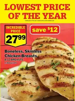 M & M Food Market Boneless, Skinless Chicken Breasts offer