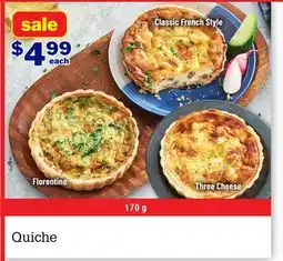 M & M Food Market Quiche offer