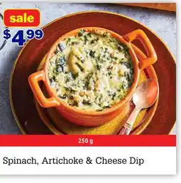 M & M Food Market Spinach Artichoke & Cheese Dip offer