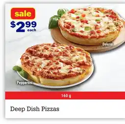 M & M Food Market Deep Dish Pizzas offer