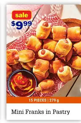 M & M Food Market Mini Franks in Pastry offer