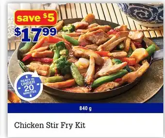 M & M Food Market Chicken Stir Fry Kit offer