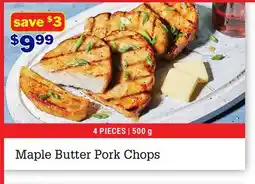 M & M Food Market Maple Butter Pork Chops offer