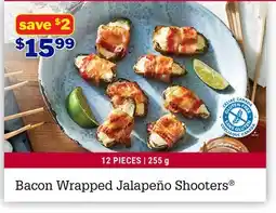 M & M Food Market Bacon Wrapped Jalapeño Shooters offer