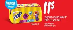 Provigo YOGOURT À BOIRE YOPLAIT YOP , 15 X 93 ML offer