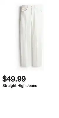 H&M Straight High Jeans offer