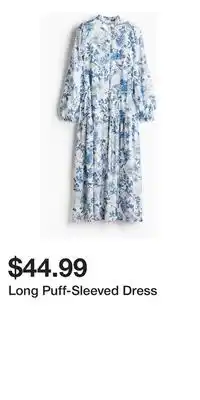 H&M Long Puff-Sleeved Dress offer