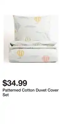 H&M Patterned Cotton Duvet Cover Set offer