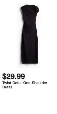 H&M Twist-Detail One-Shoulder Dress offer