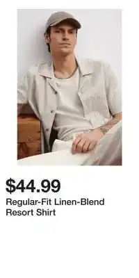 H&M Regular-Fit Linen-Blend Resort Shirt offer