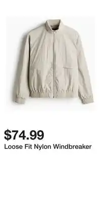 H&M Loose Fit Nylon Windbreaker offer