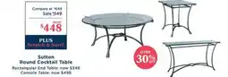 La Z Boy Sutton Round Cocktail Table offer