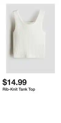 H&M Rib-Knit Tank Top offer