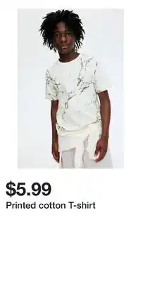 H&M Printed cotton T-shirt offer