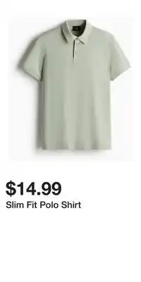 H&M Slim Fit Polo Shirt offer