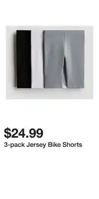 H&M 3-pack Jersey Bike Shorts offer