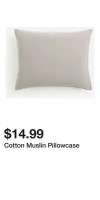 H&M Cotton Muslin Pillowcase offer