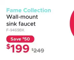 Bath Depot Fame Collection Wall-mount sink faucet offer