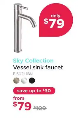 Bath Depot Sky Collection Vessel sink faucet offer