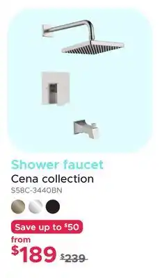 Bath Depot Shower faucet Cena collection offer