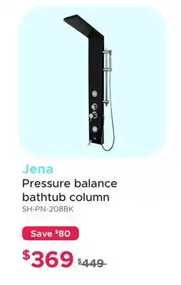 Bath Depot Jena Pressure balance bathtub column offer