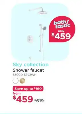 Bath Depot Sky collection Shower faucet offer