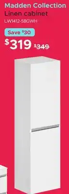 Bath Depot Madden Collection Linen cabinet offer