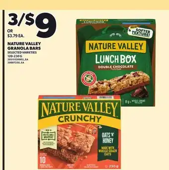 Independent City Market NATURE VALLEY GRANOLA BARS, 120-230 G offer