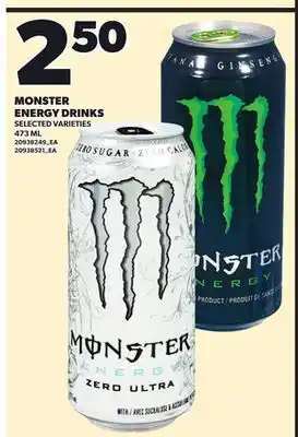 Independent City Market MONSTER ENERGY DRINKS, 473 ML offer