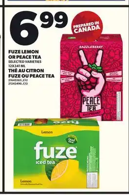 Independent City Market THÉ AU CITRON FUZE OU PEACE TEA, 12X341 ML offer