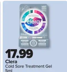 PharmaChoice Clera Cold Sore Treatment Gel offer