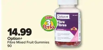 PharmaChoice Option+ Fibre Mixed Fruit Gummies offer