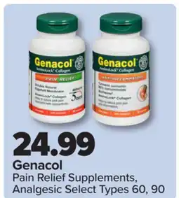 PharmaChoice Genacol Pain Relief Supplements, Analgesic offer