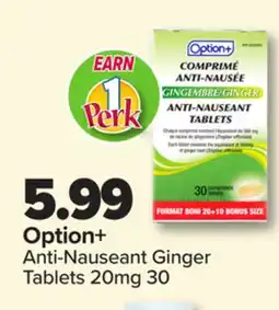 PharmaChoice Option+ Anti-Nauseant Ginger Tablets offer