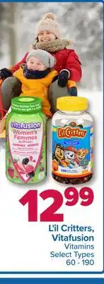 PharmaChoice L'il Critters, Vitafusion Vitamins offer