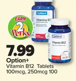 PharmaChoice Option+ Vitamin B12 Tablets offer