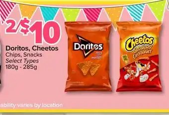 PharmaChoice Doritos, Cheetos Chips, Snacks offer