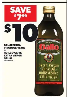 Independent City Market HUILE D'OLIVE EXTRA VIERGE GALLO, 1 L offer