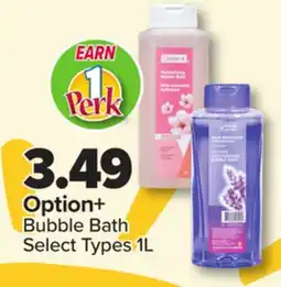 PharmaChoice Option+ Bubble Bath offer