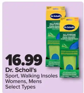 PharmaChoice Dr. Scholl's Sport, Walking Insoles Womens, Mens offer