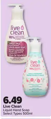 PharmaChoice Live Clean Liquid Hand Soap offer