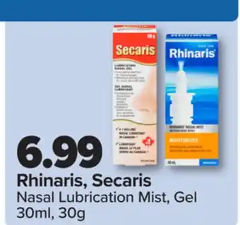 PharmaChoice Rhinaris, Secaris Nasal Lubrication Mist, Gel offer