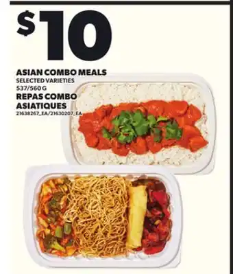 Independent City Market ASIAN COMBO MEALS, 537/560 G offer