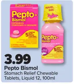 PharmaChoice Pepto Bismol Stomach Relief offer