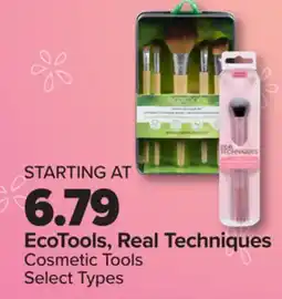 PharmaChoice EcoTools, Real Techniques Cosmetic Tools offer