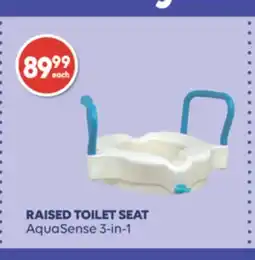 Wellwise by Shoppers RAISED TOILET SEAT AquaSense 3-in-1 offer